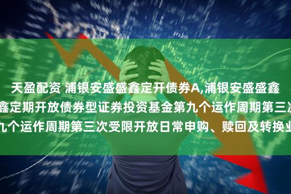 天盈配资 浦银安盛盛鑫定开债券A,浦银安盛盛鑫定开债券C: 浦银安盛盛鑫定期开放债券型证券投资基金第九个运作周期第三次受限开放日常申购、赎回及转换业务的公告