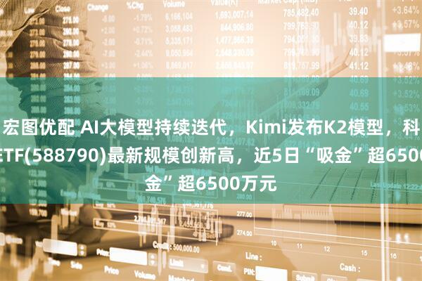 宏图优配 AI大模型持续迭代，Kimi发布K2模型，科创AIETF(588790)最新规模创新高，近5日“吸金”超6500万元